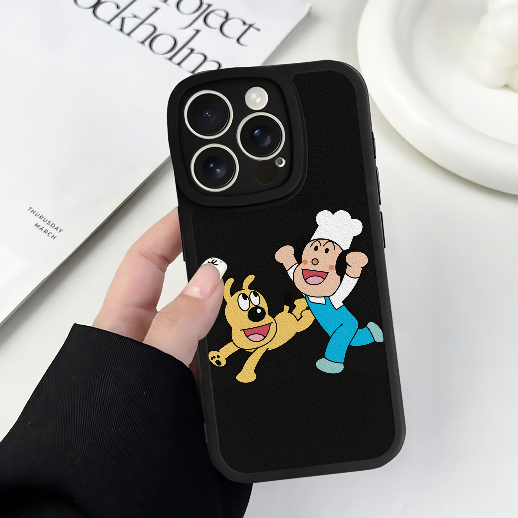 （画像用） アンパンマン Anpanman 【iPhone 16シリーズ対応】シリコンスマホケース（レザー調） 材質：シリコン